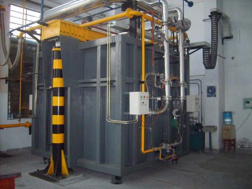 AINZ-4.0m³全自控燃氣鍾罩窯1750℃